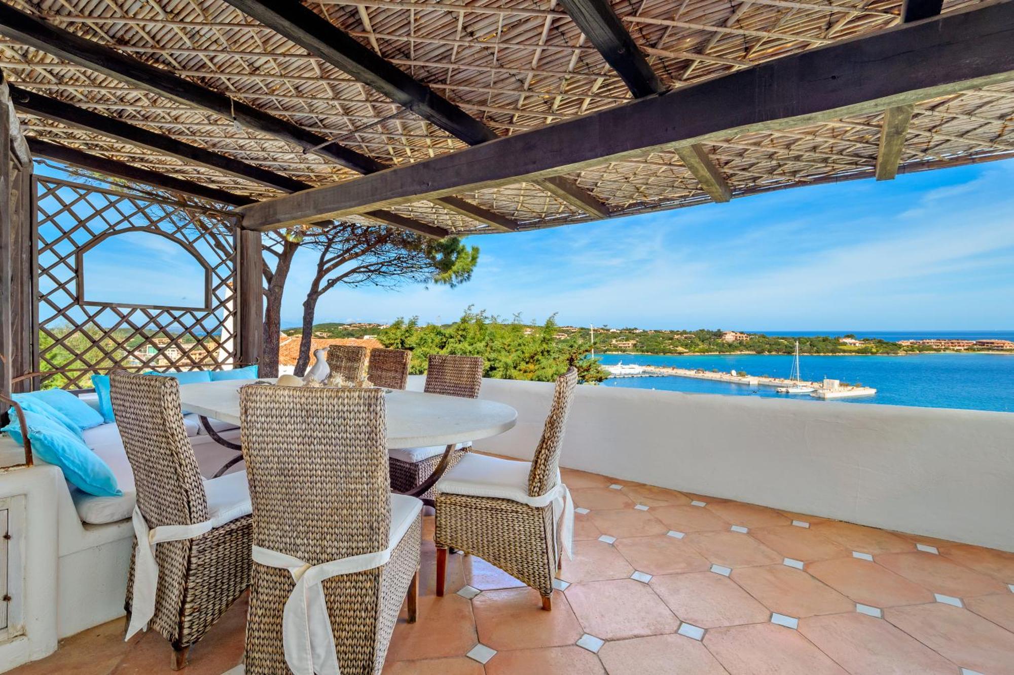 Terrazza Sul Mare A Porto Cervo Villa Bagian luar foto