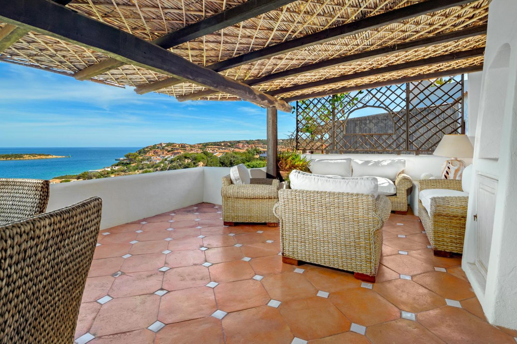 Terrazza Sul Mare A Porto Cervo Villa Bagian luar foto