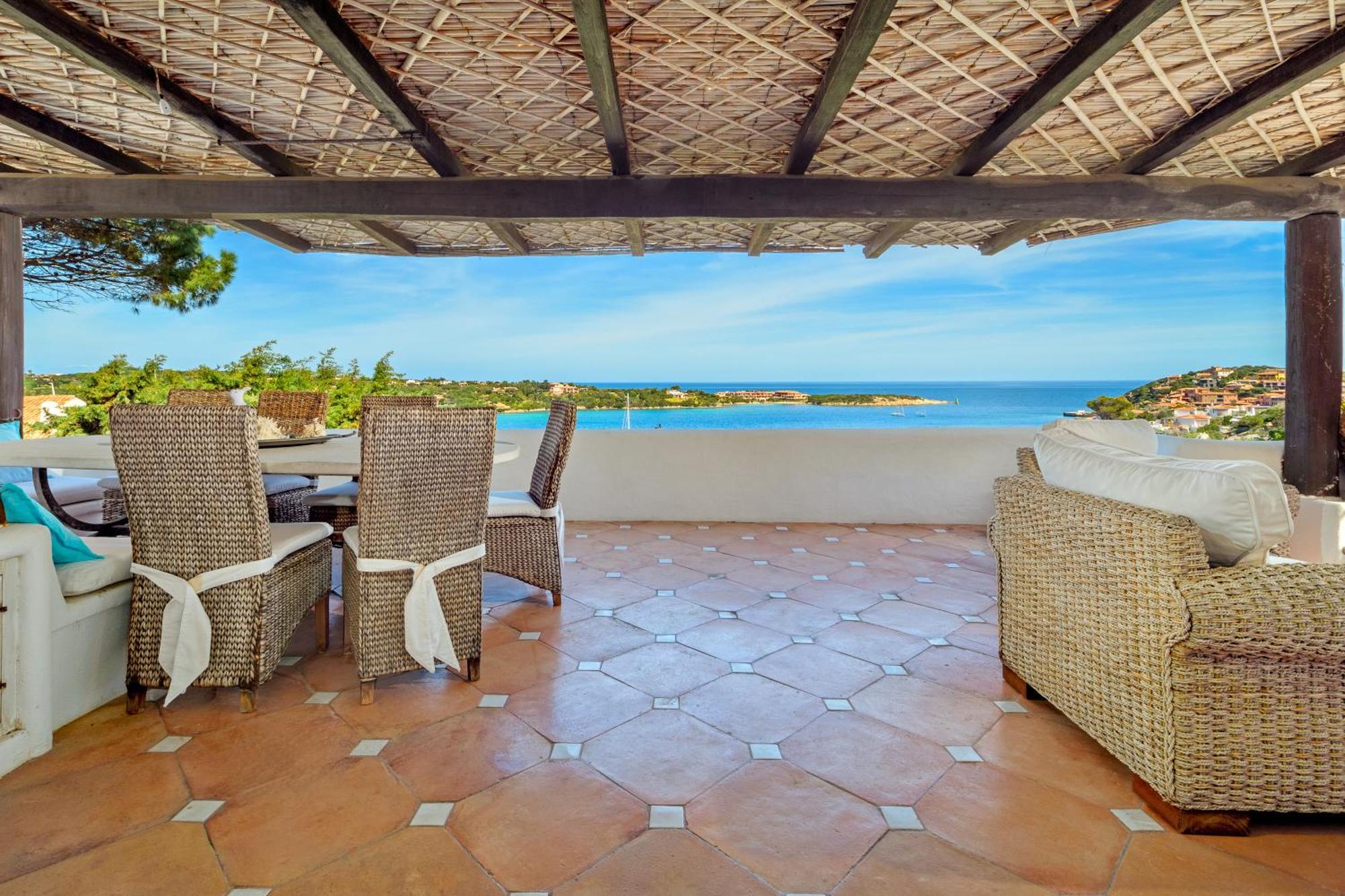 Terrazza Sul Mare A Porto Cervo Villa Bagian luar foto